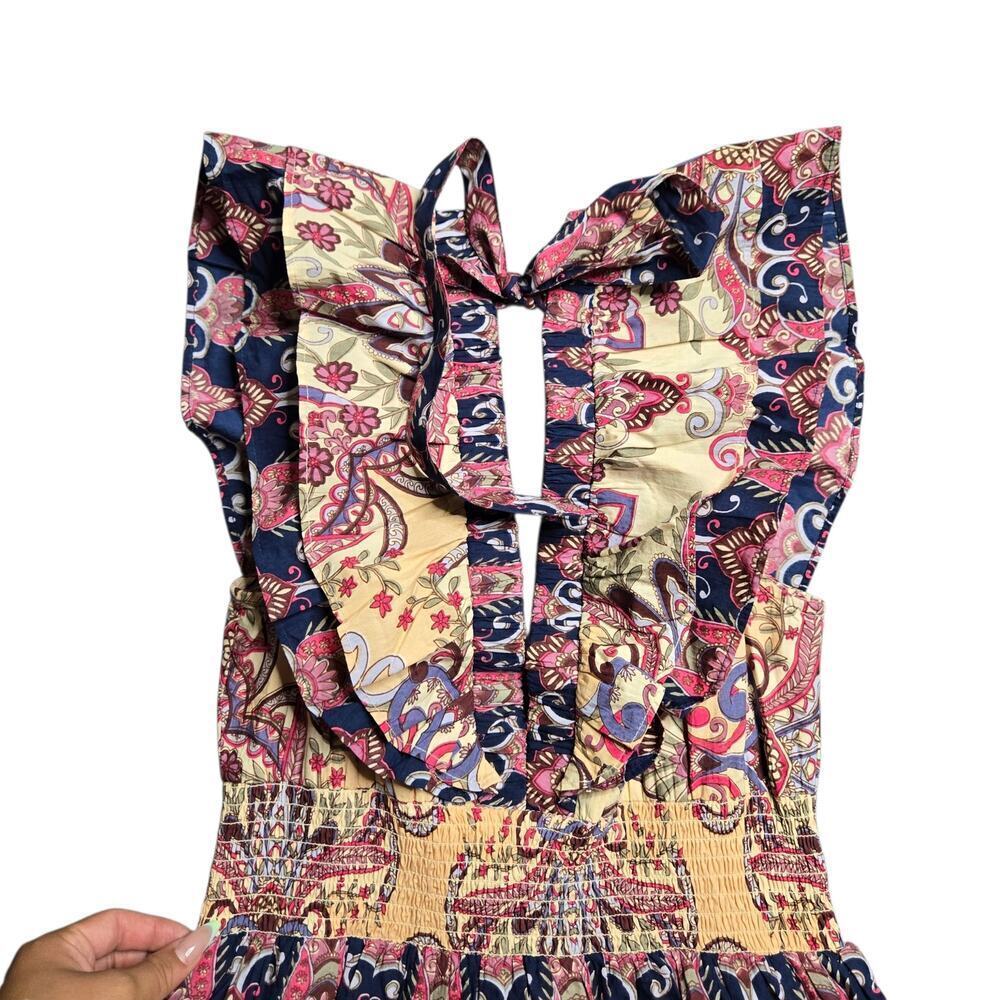 Caroline Constas Tiered Ruffle Shoulder Mini Dress Size: S - Picture 3 of 7